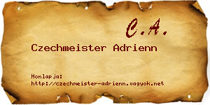 Czechmeister Adrienn névjegykártya